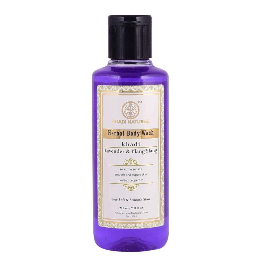 Khadi Natural Lavender and Ylang Ylang Herbal Body Wash - 210 ML