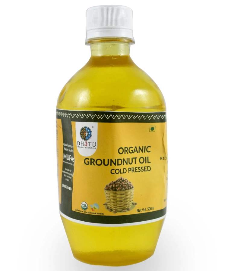 Dhatu Organics Groundnut Oil - 500ML