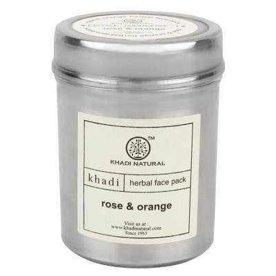 Khadi Natural Rose & Orange Herbal Face Pack - 60GM
