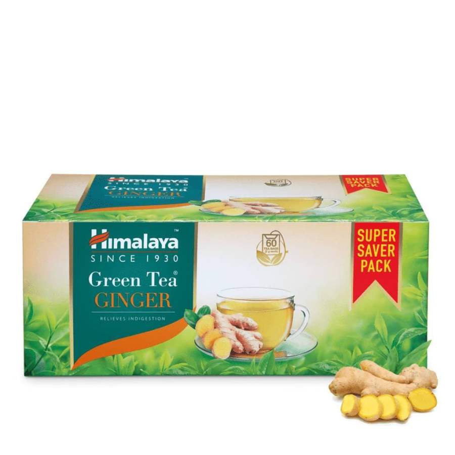 Himalaya Green Tea Ginger - 60 Tea Bags