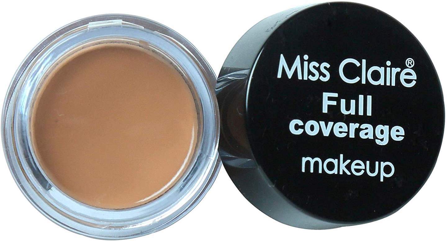 Miss Claire Full Coverage Makeup + Concealer #14, Brown - 6 g
