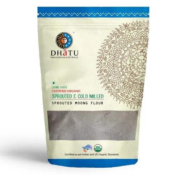 Dhatu Organics Sprouted Moong Flour - 100 GM