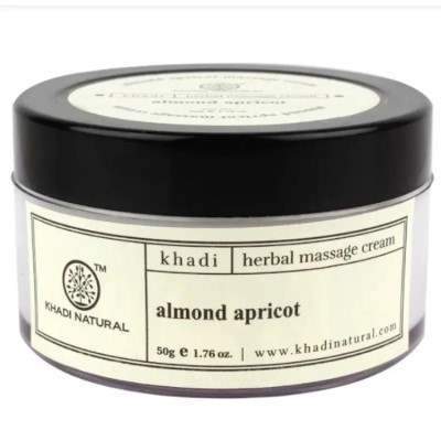 Khadi Natural Almond & Apricot Massage Cream - 50 GM