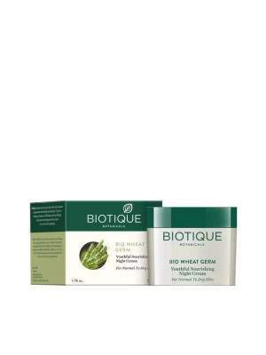 Biotique Bio Wheat Germ Youthful Nourishing Night Cream - 50 GM