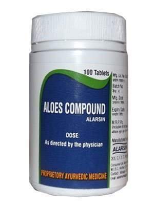 Alarsin Aloes Compound Tablets - 100 Nos