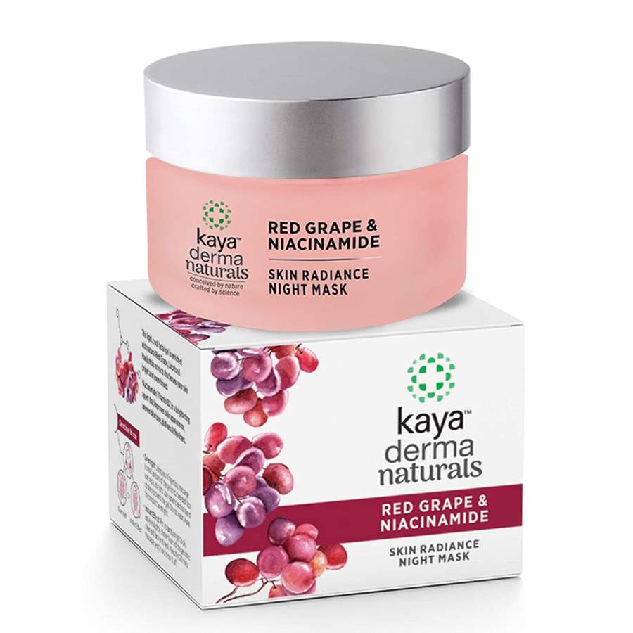 Kaya Skin Clinic Red Grape & Niacinamide, Skin Radiance Night Mask - 50g