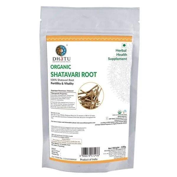 Dhatu Organics Shatavari Root - 100 GM