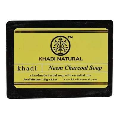 Khadi Natural Neem Charcoal Soap - 125 GM