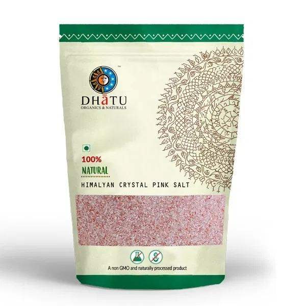 Dhatu Organics Himalyan Crystal Pink Salt - 100 GM
