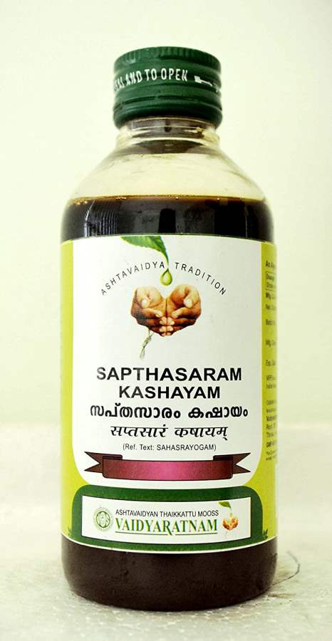 Vaidyaratnam Sapthasaram Kashayam - 200 ML