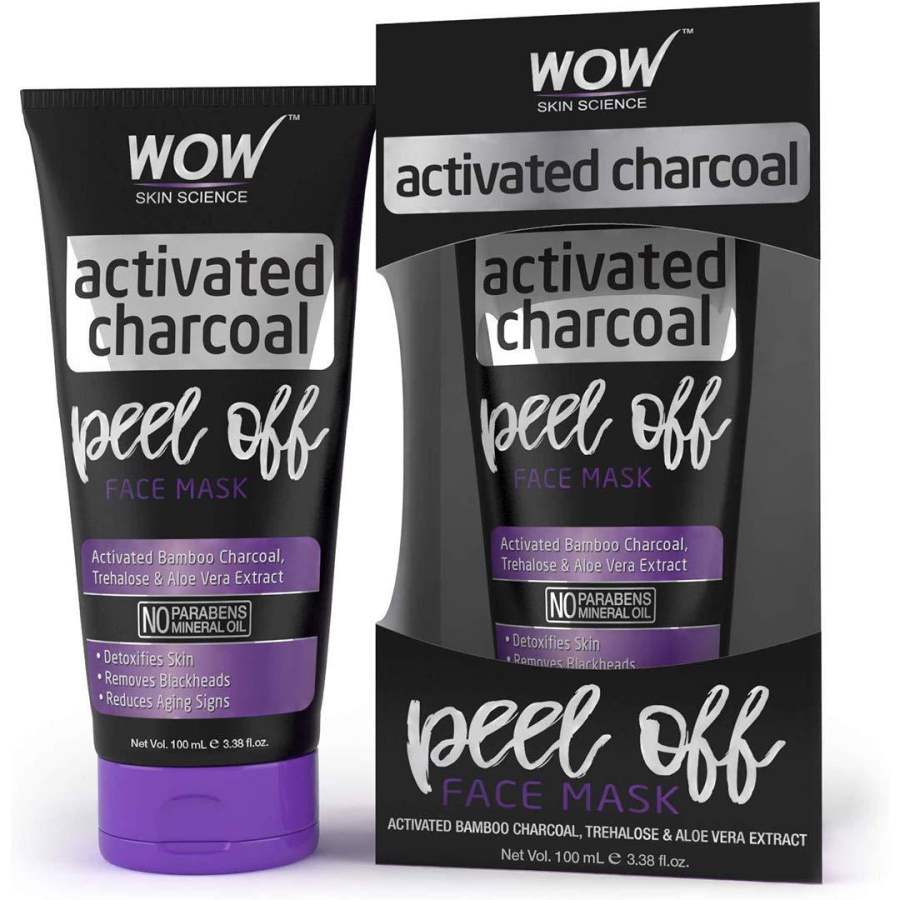 WOW Skin Science Activated Charcoal Face Mask Peel Off - 60 ML