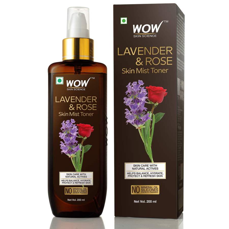 Wow Skin Science Lavender & Rose Skin Mist Toner - 200 ML