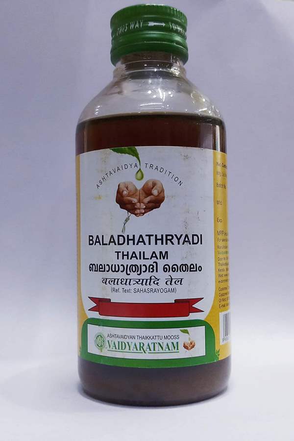 Vaidyaratnam Baladhathryadi Thailam - 200 ML