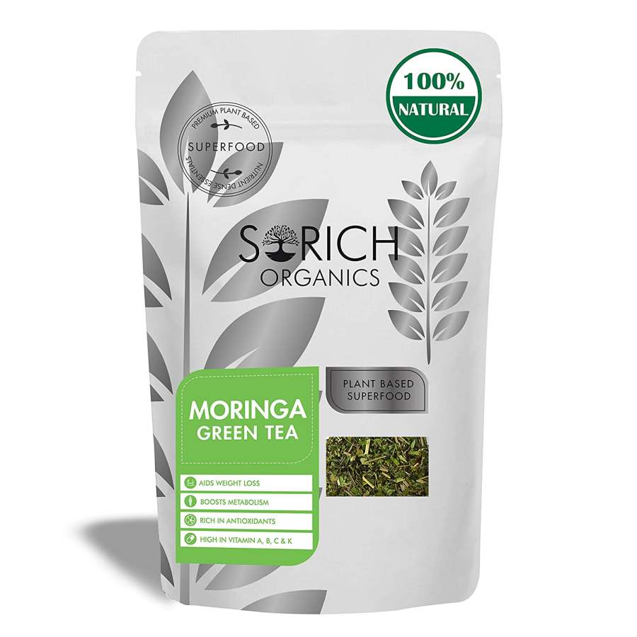 Sorich Organics Moringa Green Tea - 100 Gm