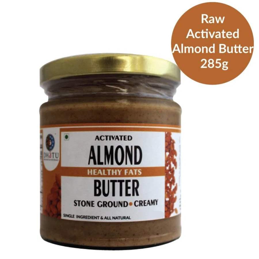 Dhatu Organics Raw Activated Almond Butter - 100 GM