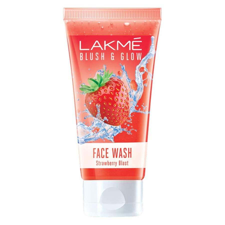 Lakme Blush & Glow Strawberry Freshness Gel Face Wash With Strawberry Extracts - 100g
