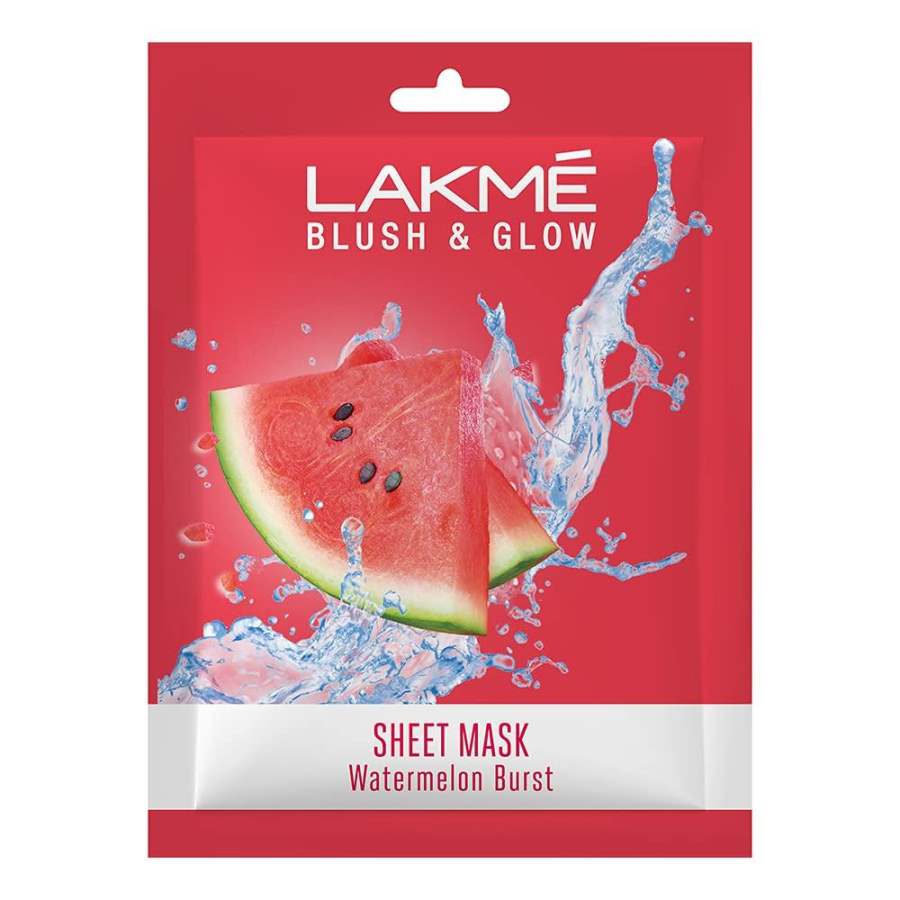 Lakme Blush & Glow Watermelon Sheet Mask - 25 ml