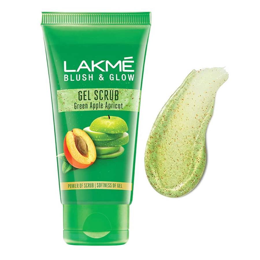 Lakme Blush & Glow Green Apple Apricot Scrub - 1 No