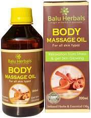 Balu Herbals Body Massage Oil - 200 ML