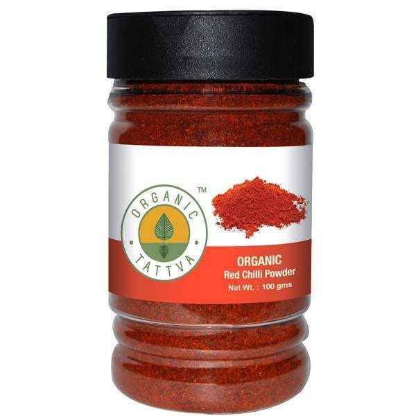 Organic Tattva Red Chilly Powder - 100 GM