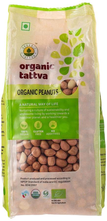 Organic Tattva Ground Nuts / Peanuts - 500 GM