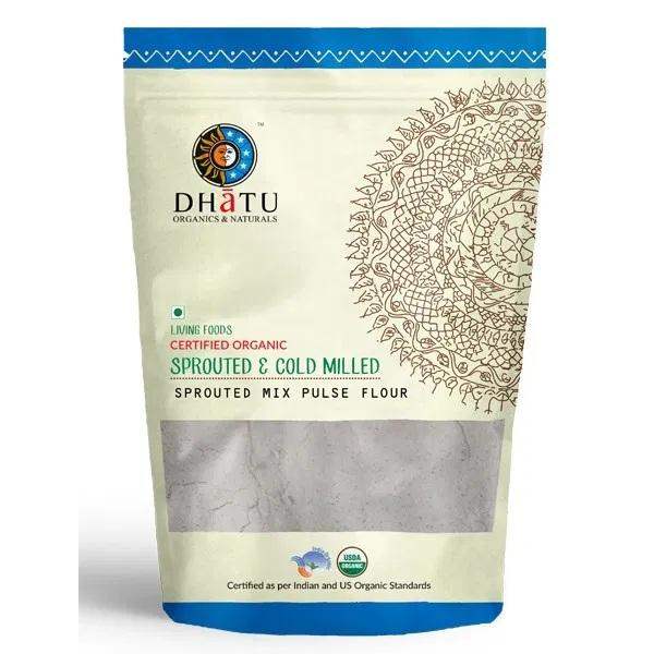 Dhatu Organics Sprouted Mixed Pulse Flour - 100 GM