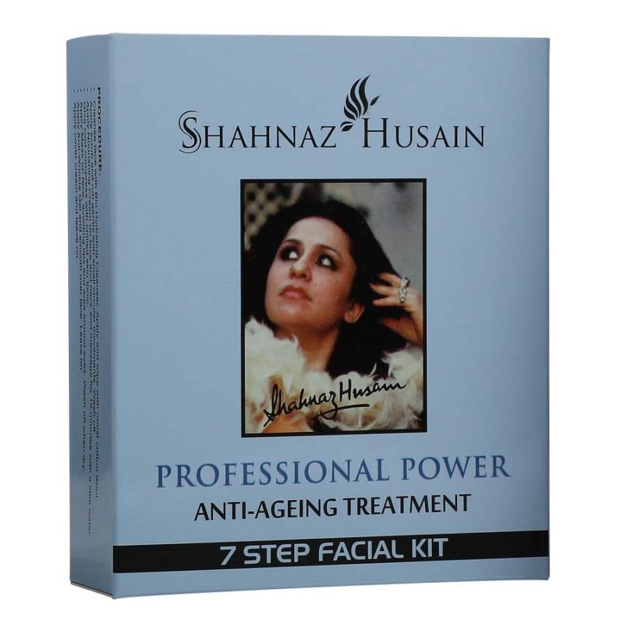 Shahnaz Husain Professional Power Anti Ageing Treatment 7 Step Facial Kit - 48 g + 15 ML