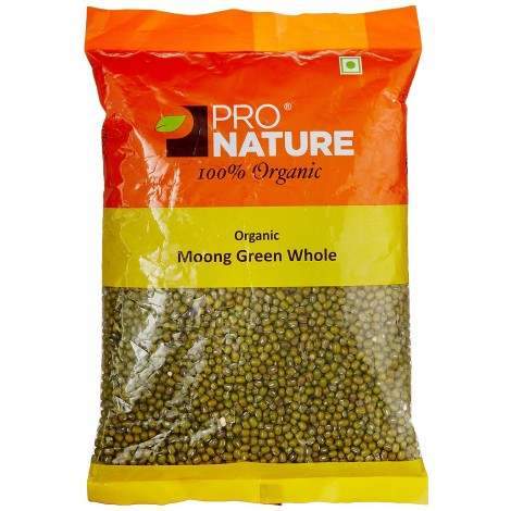 Pro nature Moong Green Whole - 500 GM