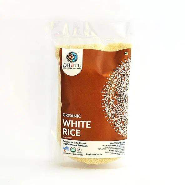 Dhatu Organics White Rice Sonamasoori - 100 GM