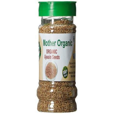 Mother Organic Ajwain Seeds Bottle - 100 GM