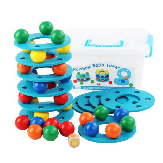 Muthu Groups Rainbow balls tower - 1 no