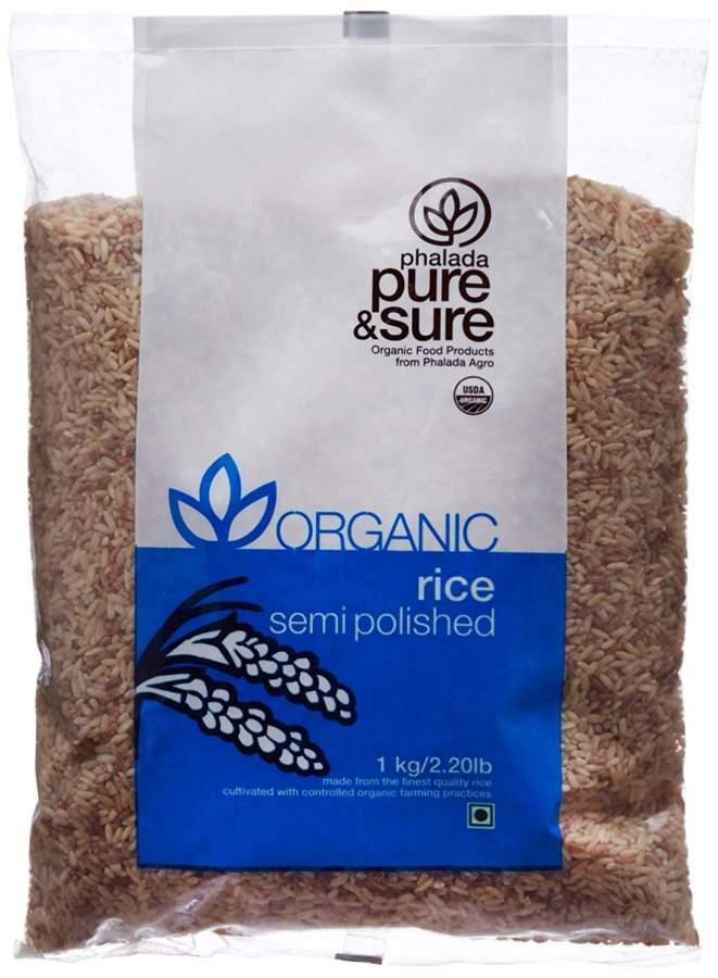 Pure & Sure Semi Polished Rice - 1 Kg