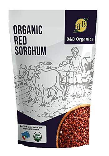 B & B Organics Red Sorghum, 1 kg - 1 No