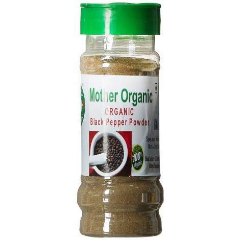 Mother Organic Black Pepper Powder Bottle - 100 GM