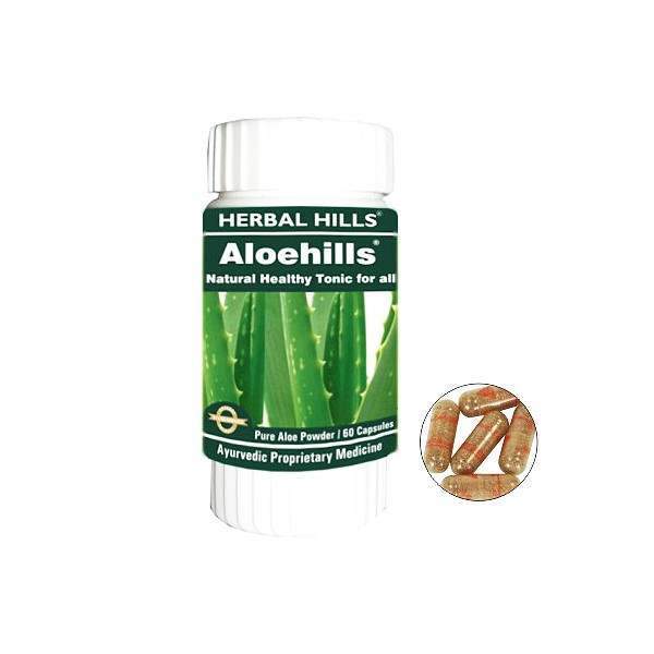 Herbal Hills Aloehills Aloe Vera - 60 Capsules