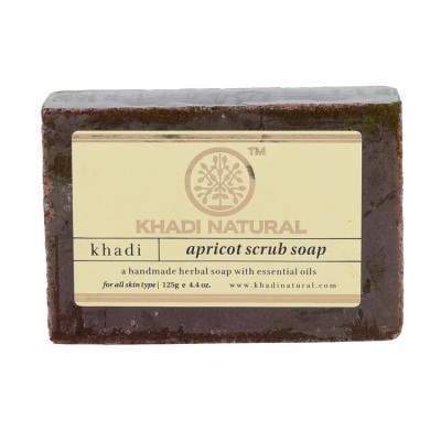 Khadi Natural Apricot Scrub Soap - 125 GM