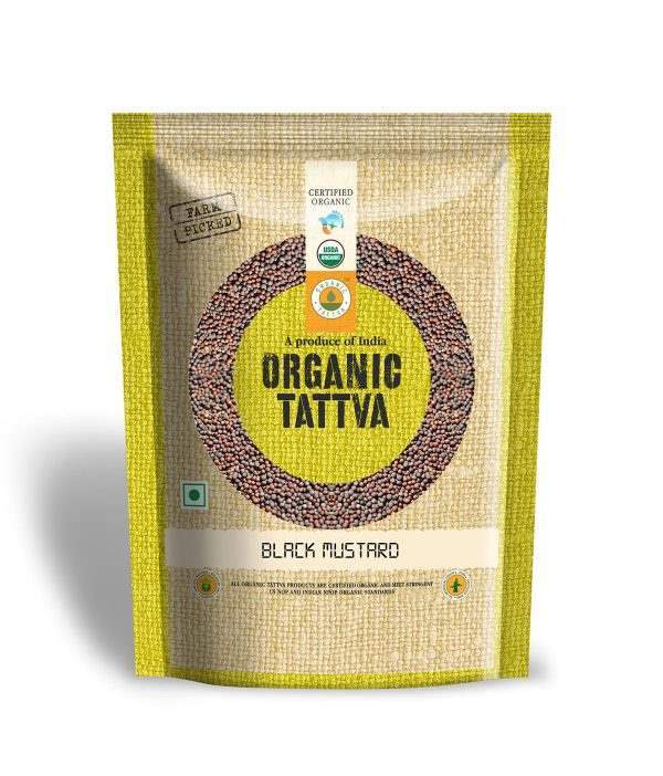 Organic Tattva Black Mustard - 100 GM