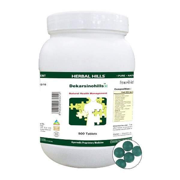Herbal Hills Dekarsinohills Natural Health Management Tablets - 900 Tabs