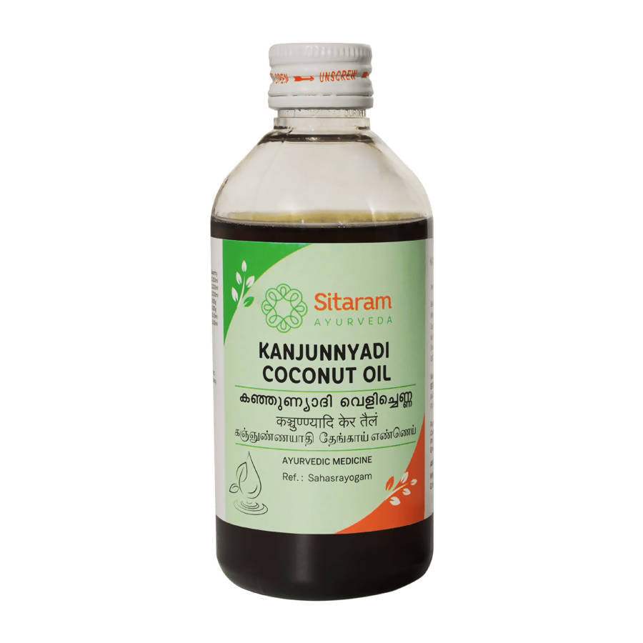 Sitaram Ayurveda Kanjunnyadi Coconut Oil - 200 ML
