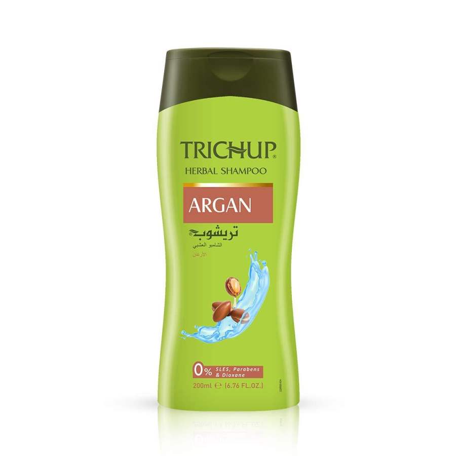 Trichup Argan Herbal Shampoo - Reduce Frizz & Boosts Shine - 200 ML