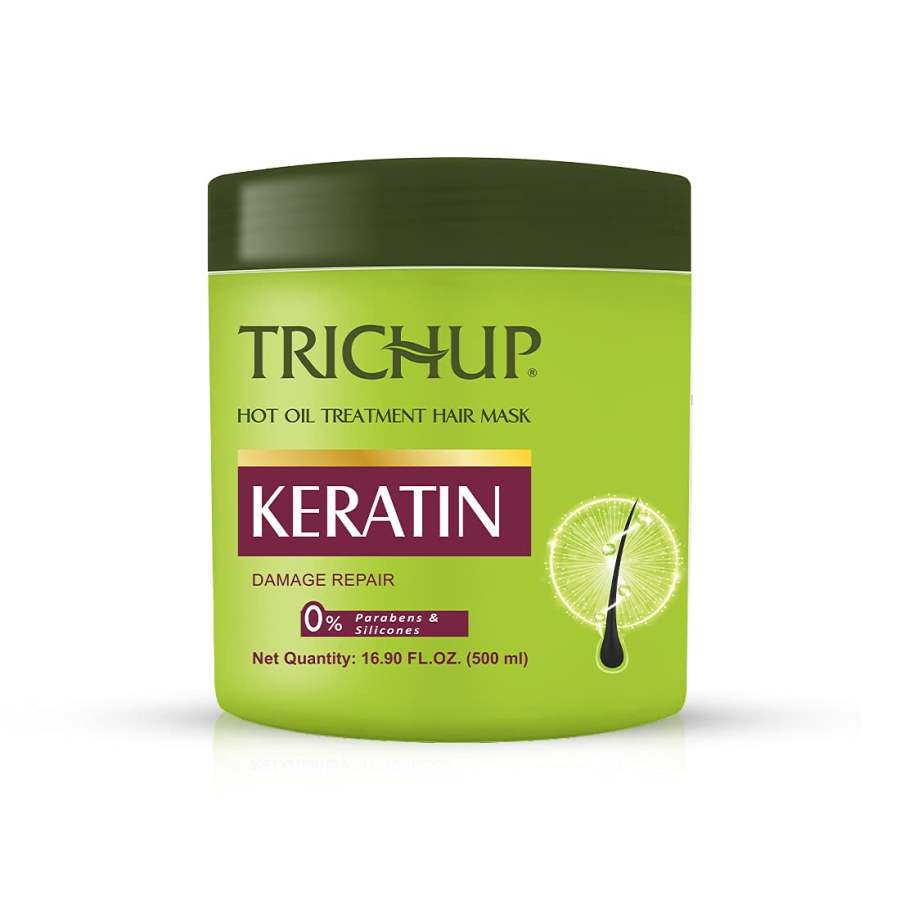 Trichup Keratin Hot Oil Treatment Hair Mask For Flexible, Strong & Manageable Hair - 500ml