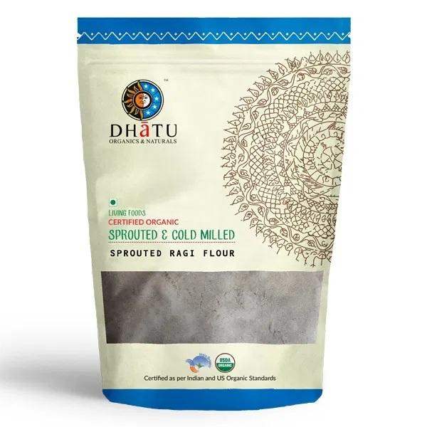 Dhatu Organics Sprouted Ragi Flour - 500g
