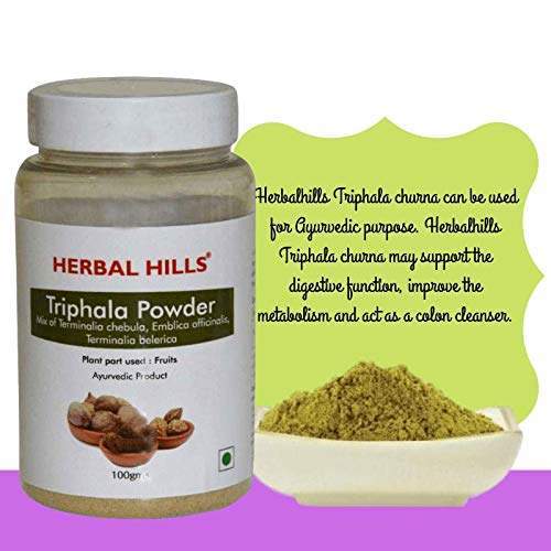 Herbal Hills Haritaki and Triphala Powder - 100 GM