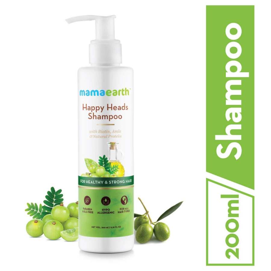 MamaEarth Happy Heads Natural Protein Hair Shampoo - 200ML