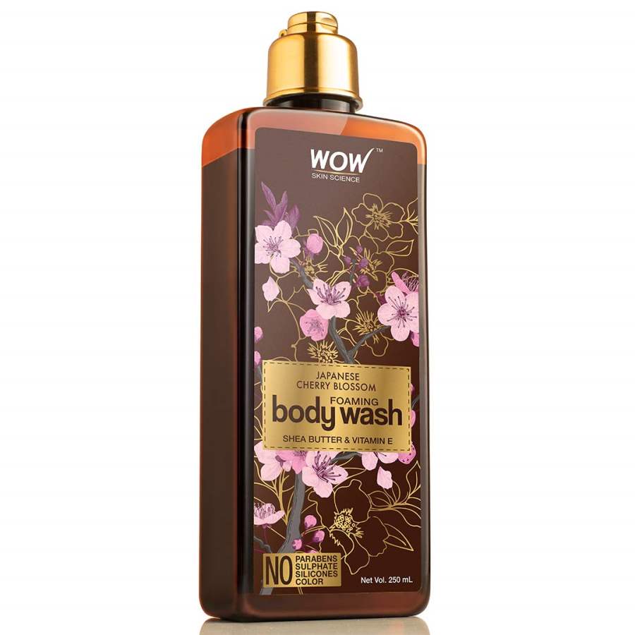 WOW Skin Science Japanese Cherry Blossom Foaming Body Wash - 250 ml