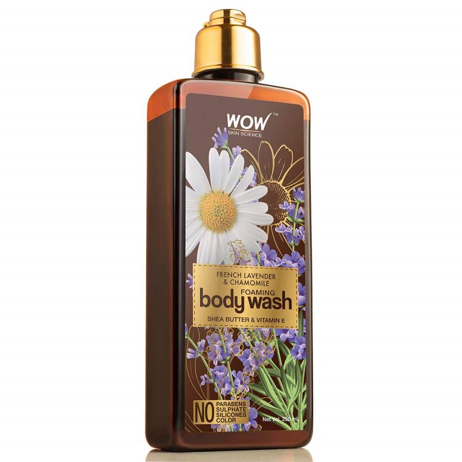 WOW Skin Science French Lavender & Chamomile Foaming Body Wash - 250 ml