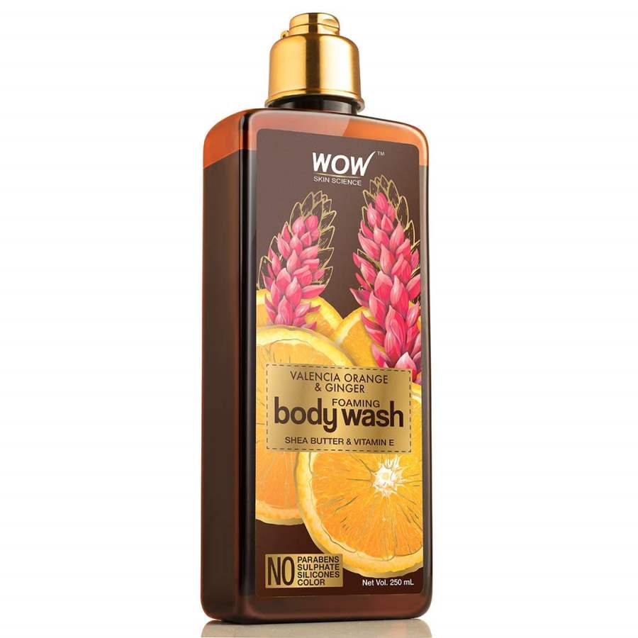 WOW Skin Science Valencia Orange & Ginger Foaming Body Wash - 250 ml