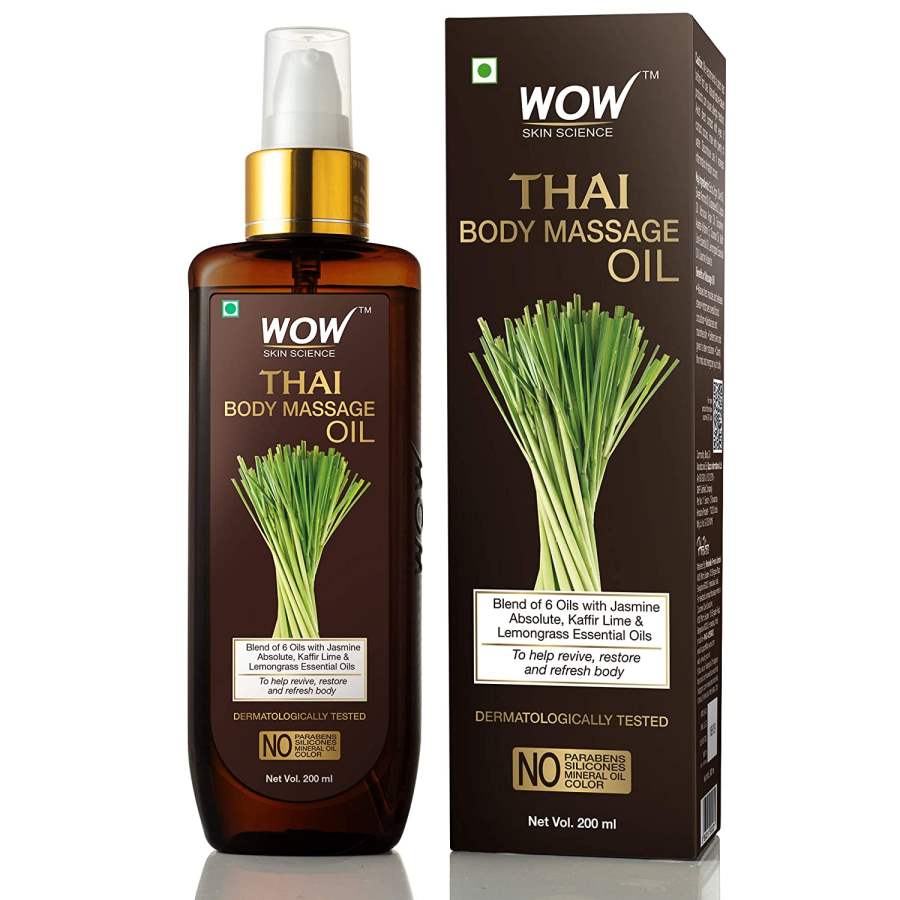 WOW Skin Science Thai Body Massage Oil - 200 ML