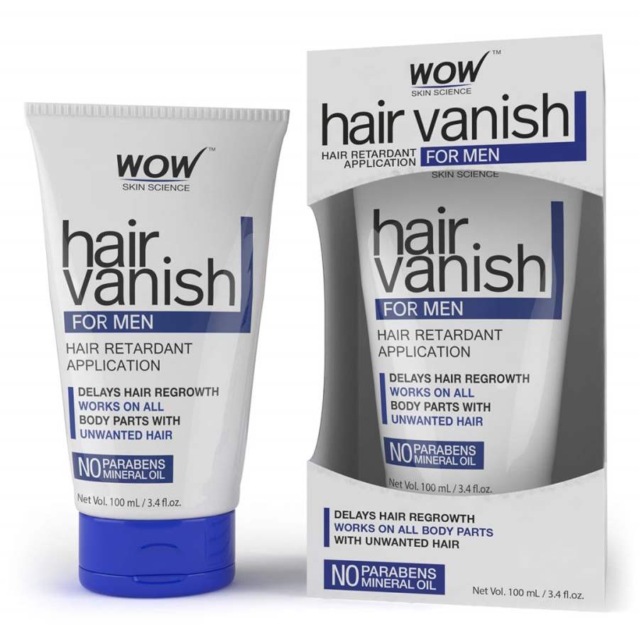 WOW Hair Vanish For Men - No Parabens & Mineral Oil - 100 ml