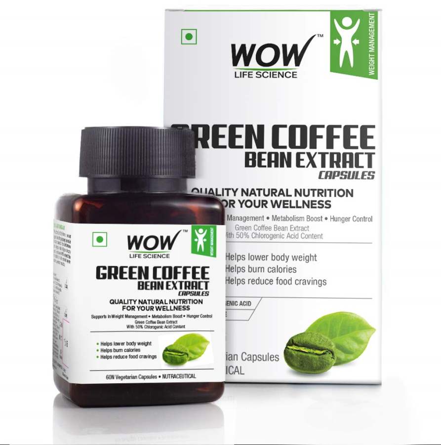 WOW Wow Green Coffee Bean Extract Capsules - 60 Count